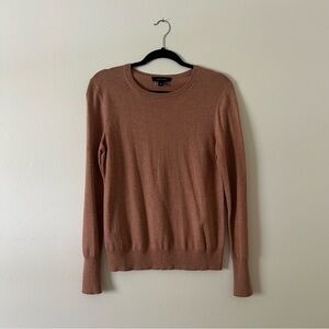 Ann Taylor Size Medium Camel Colored Crew Neck Sweater